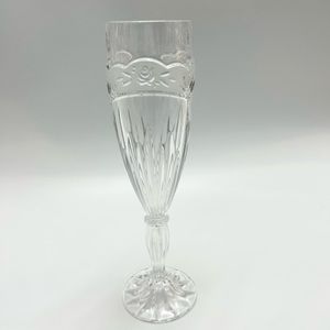 Oneida - Lead Crystal Bowl Clear Frosted Wine Glass cup.